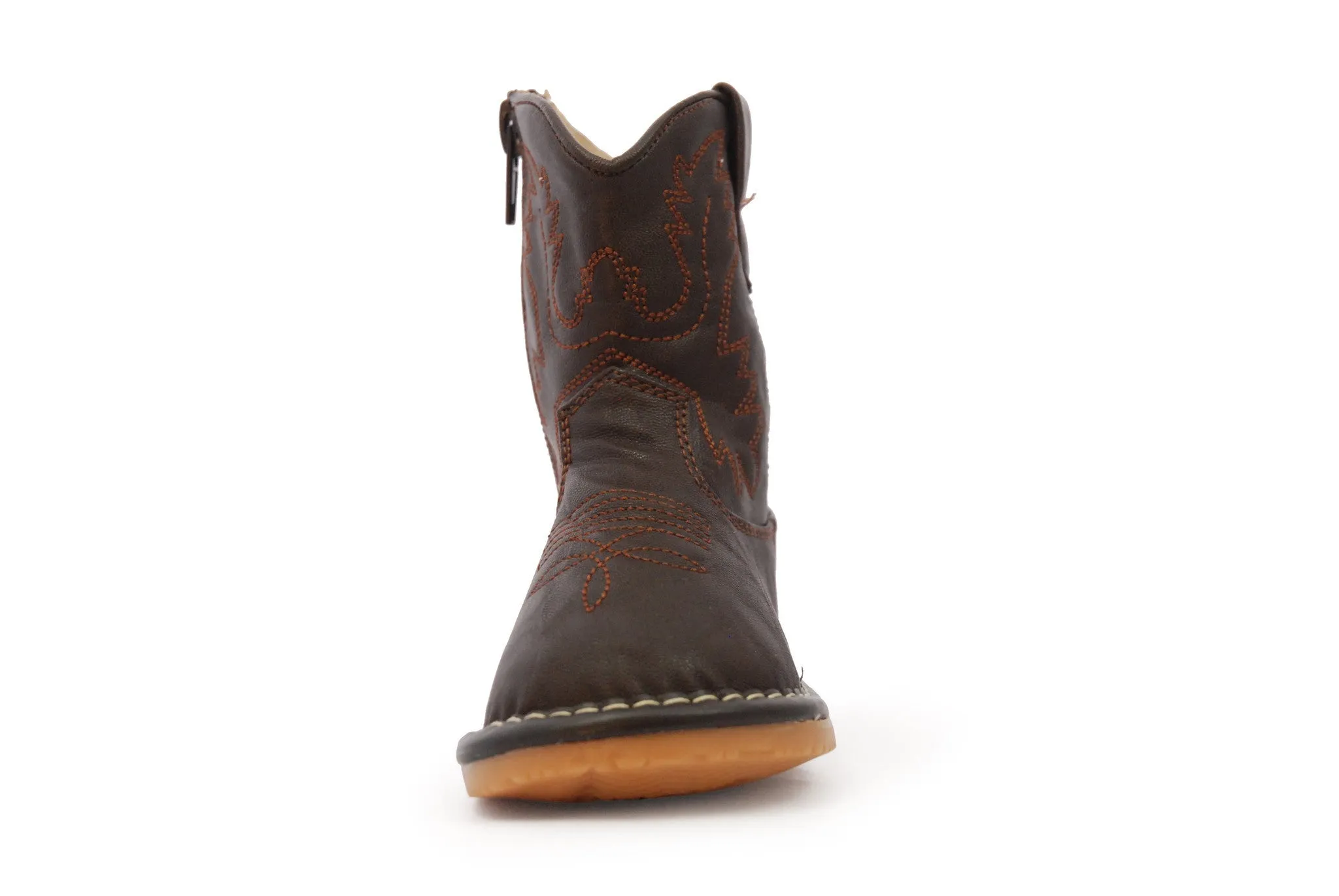 Dark Brown Leather Boots
