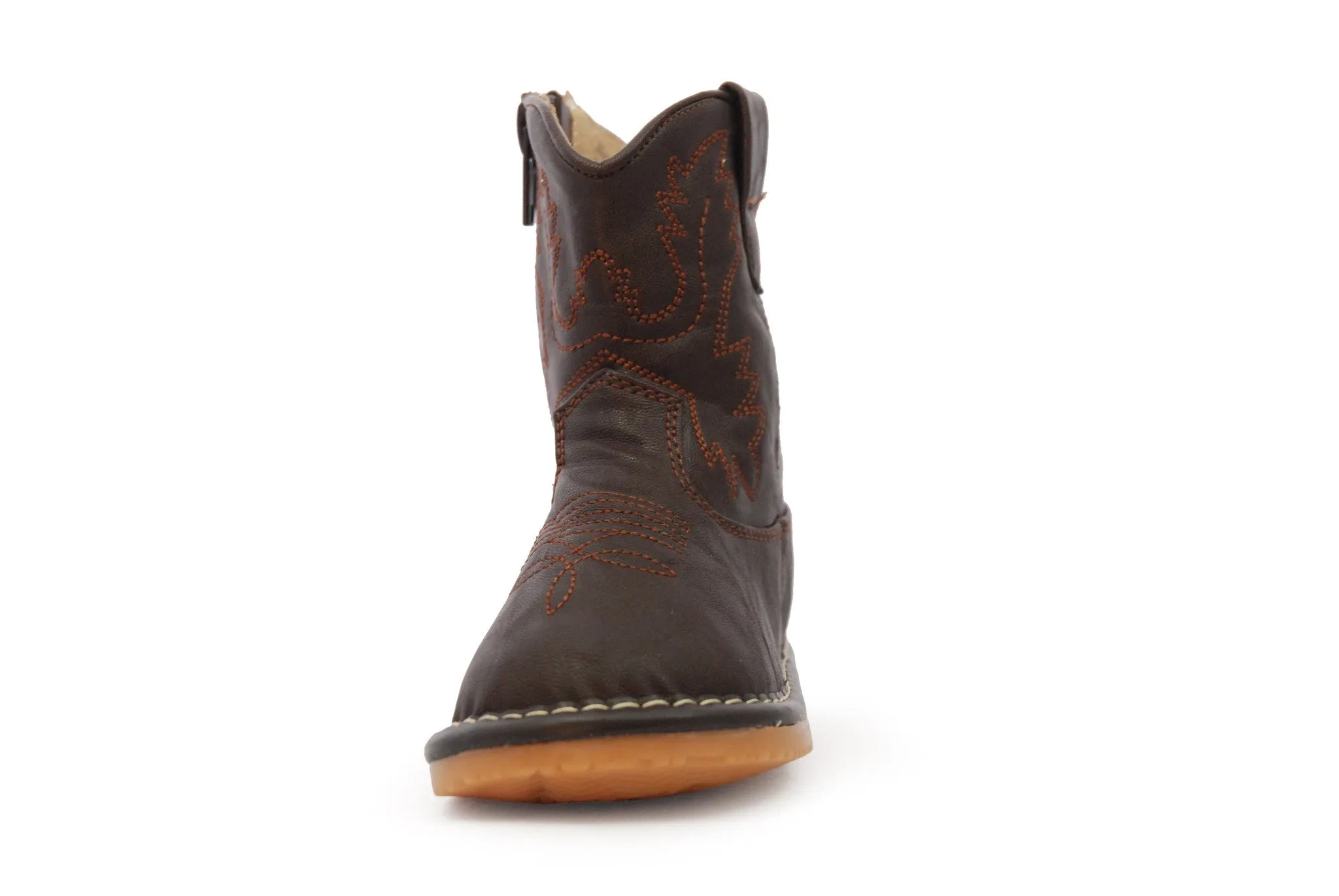 Dark Brown Leather Boots
