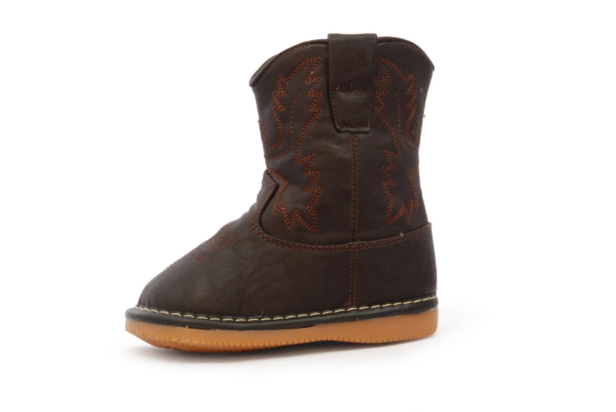 Dark Brown Leather Boots