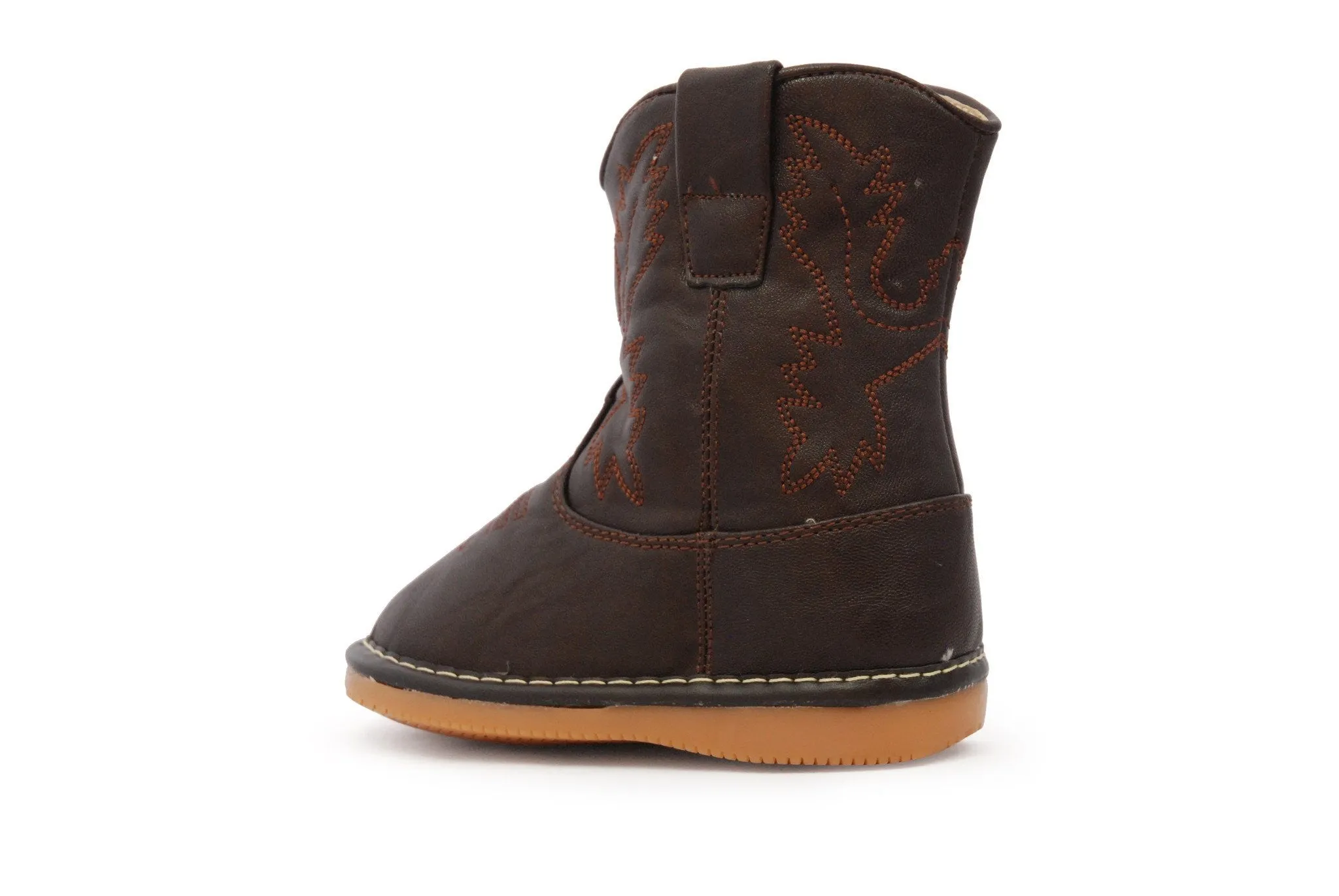 Dark Brown Leather Boots
