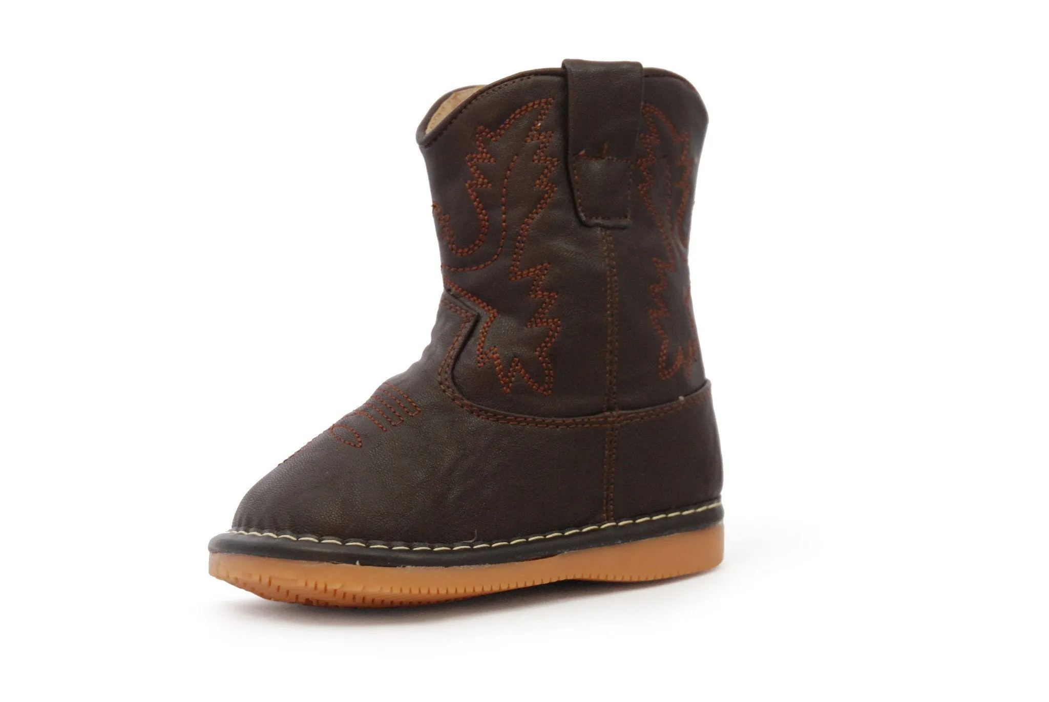 Dark Brown Leather Boots
