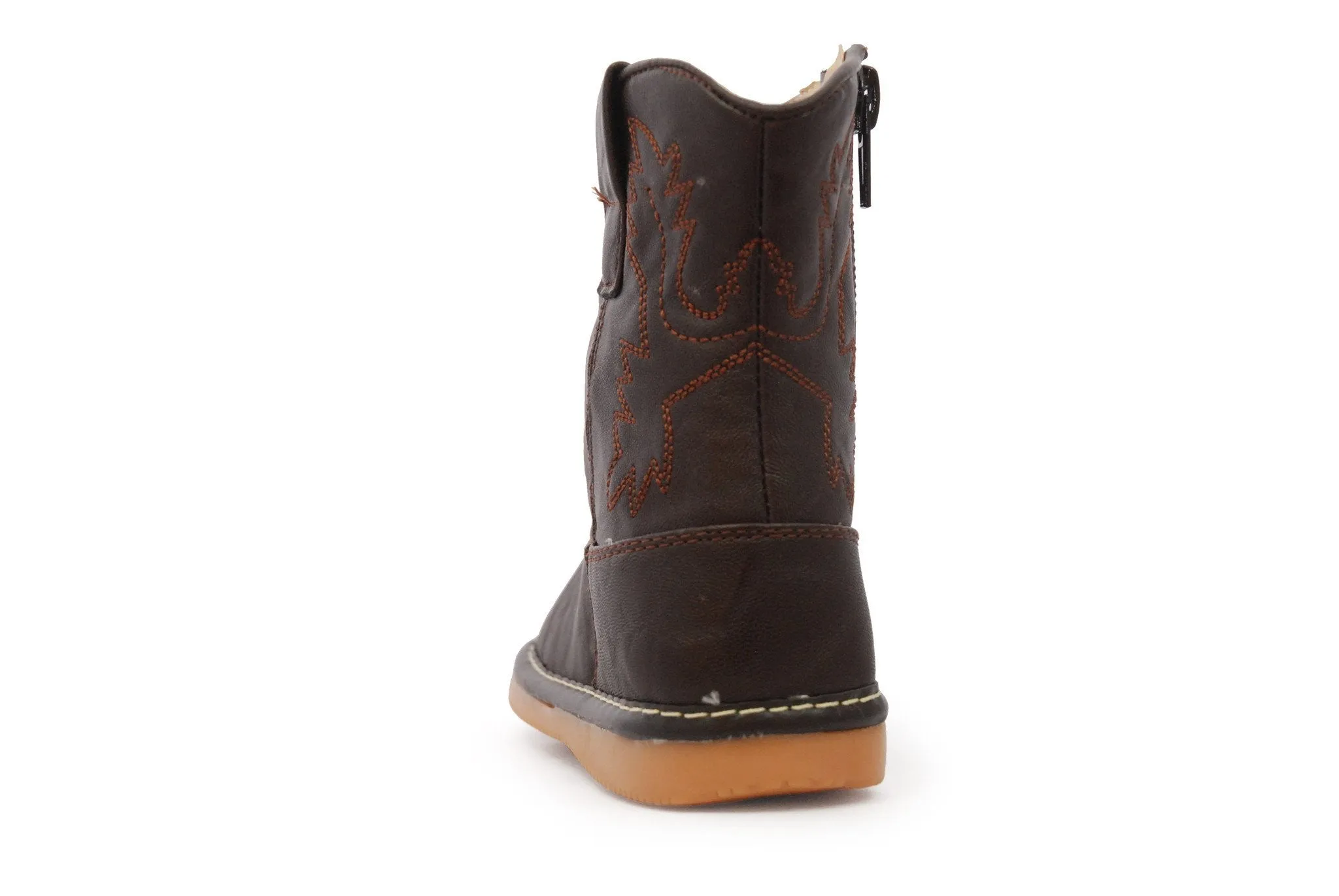 Dark Brown Leather Boots