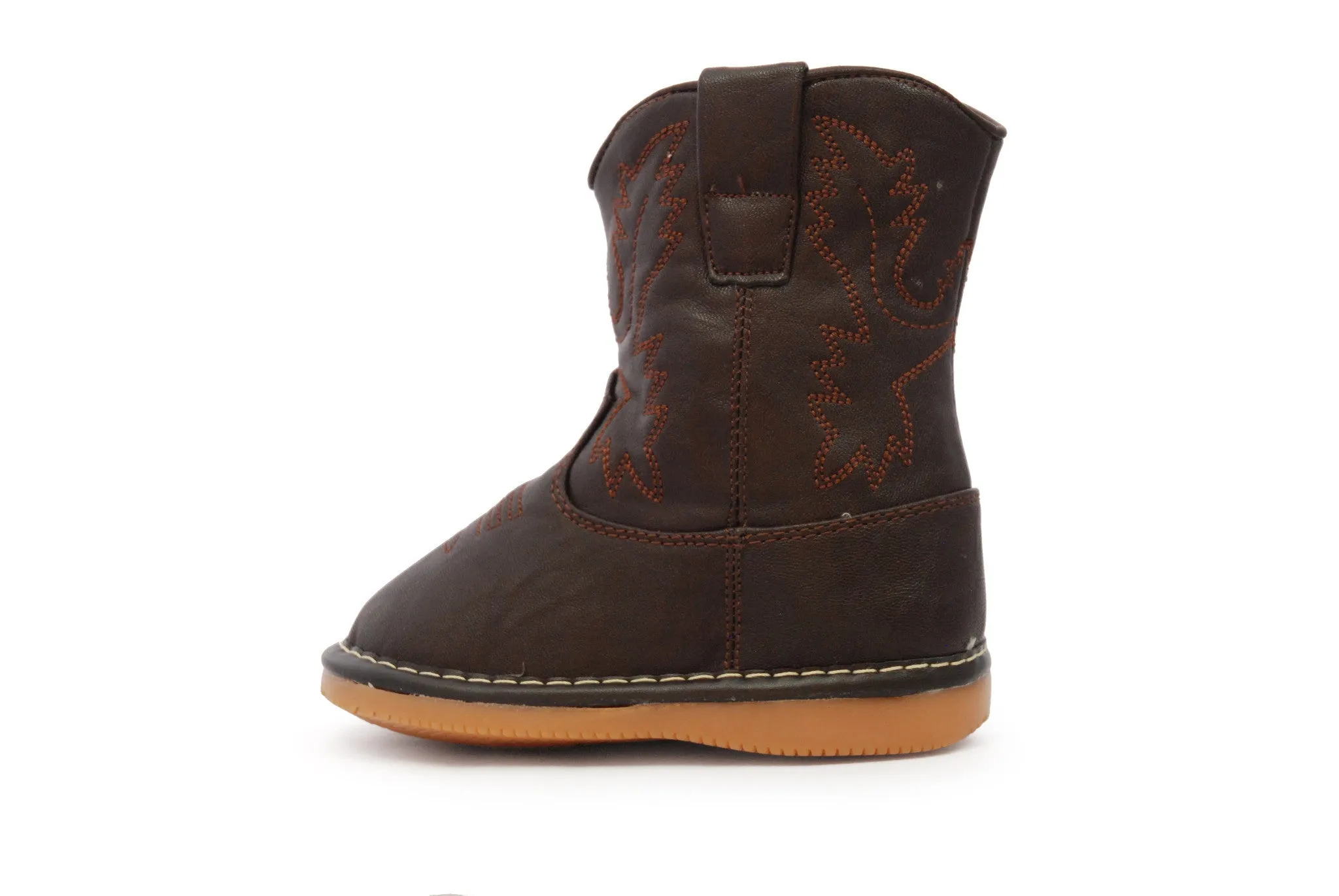 Dark Brown Leather Boots
