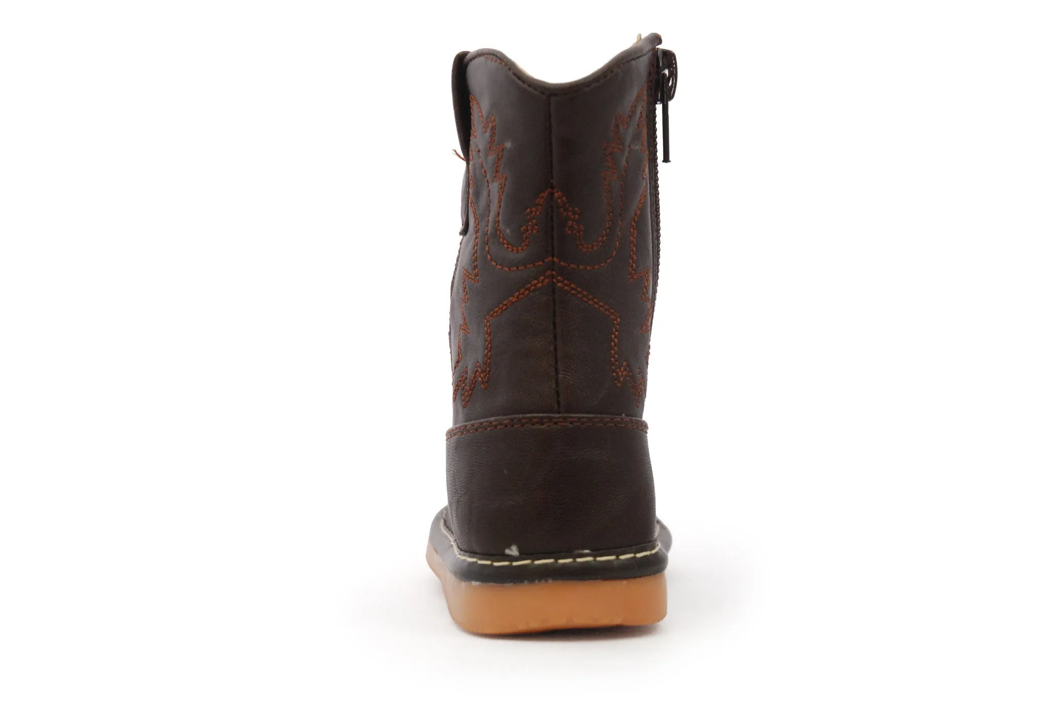 Dark Brown Leather Boots