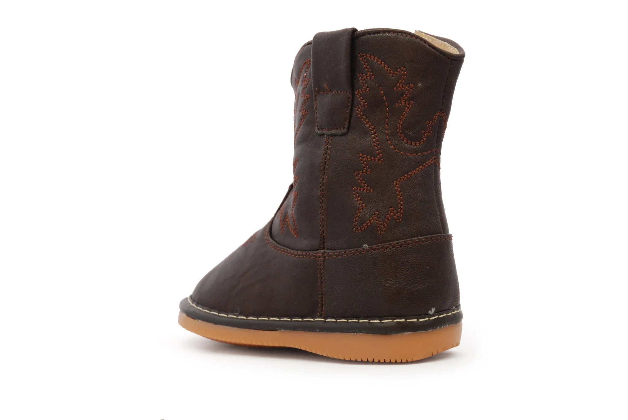Dark Brown Leather Boots