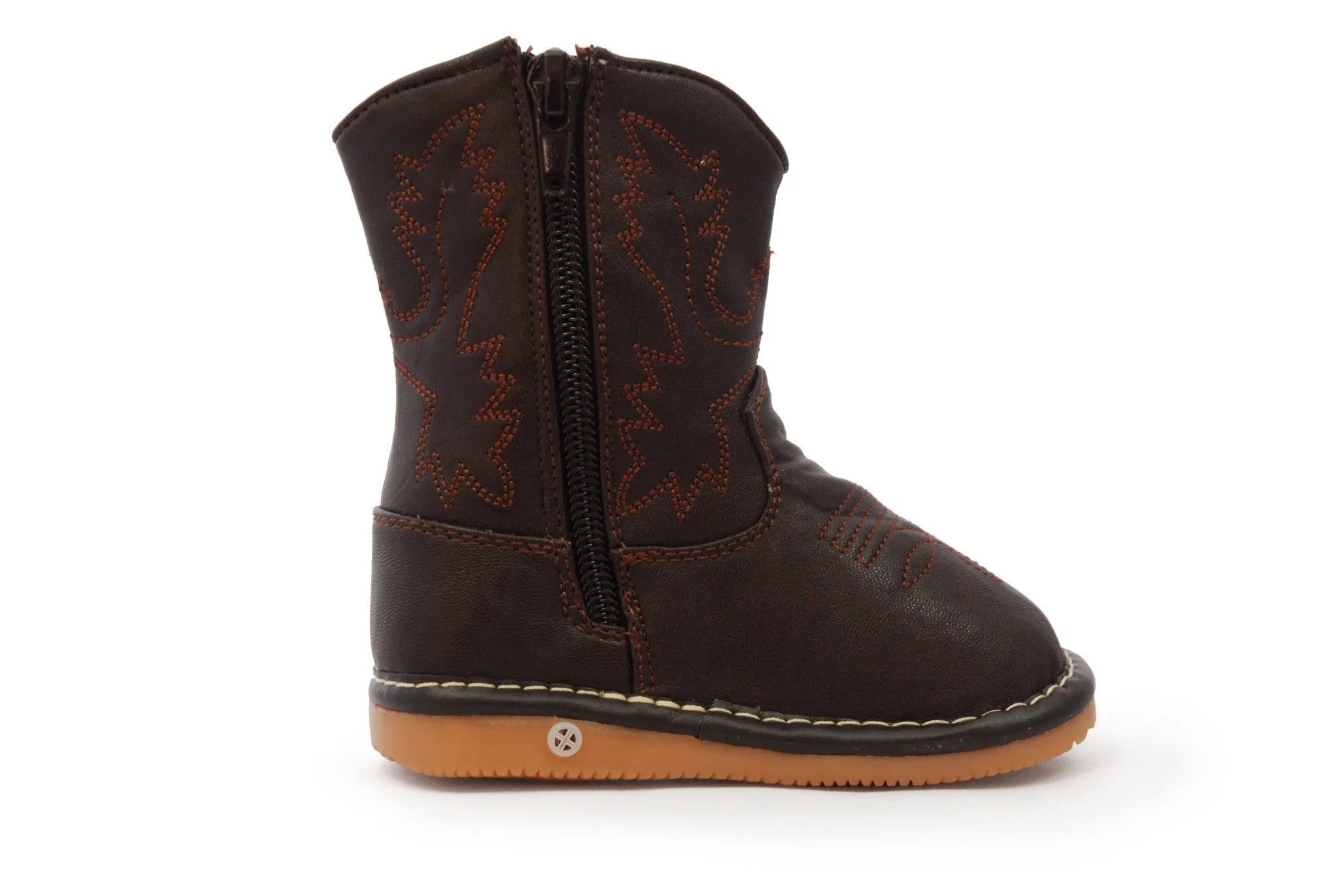 Dark Brown Leather Boots
