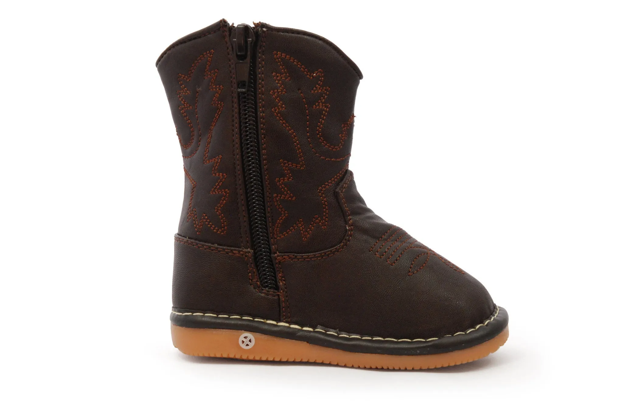 Dark Brown Leather Boots