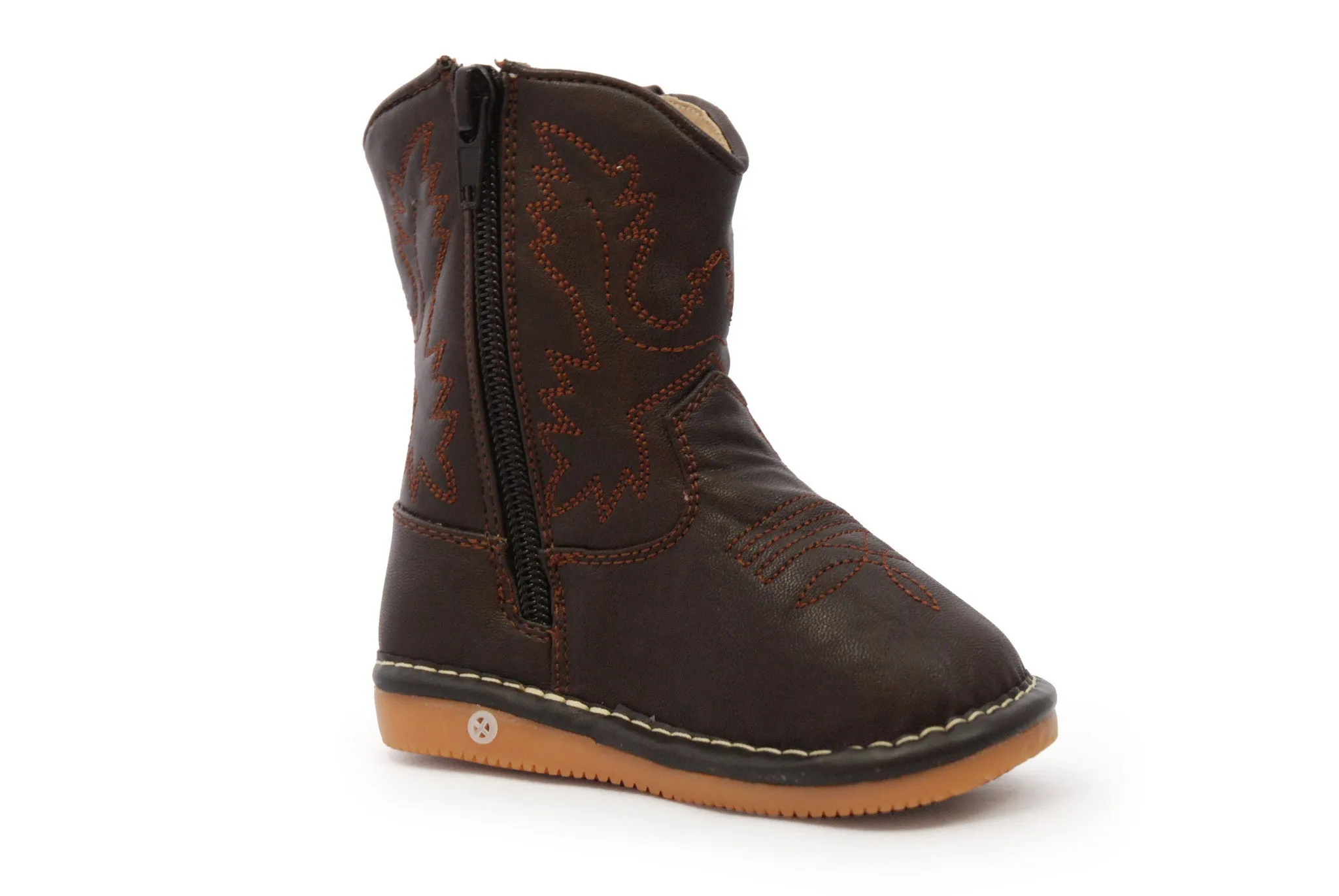 Dark Brown Leather Boots