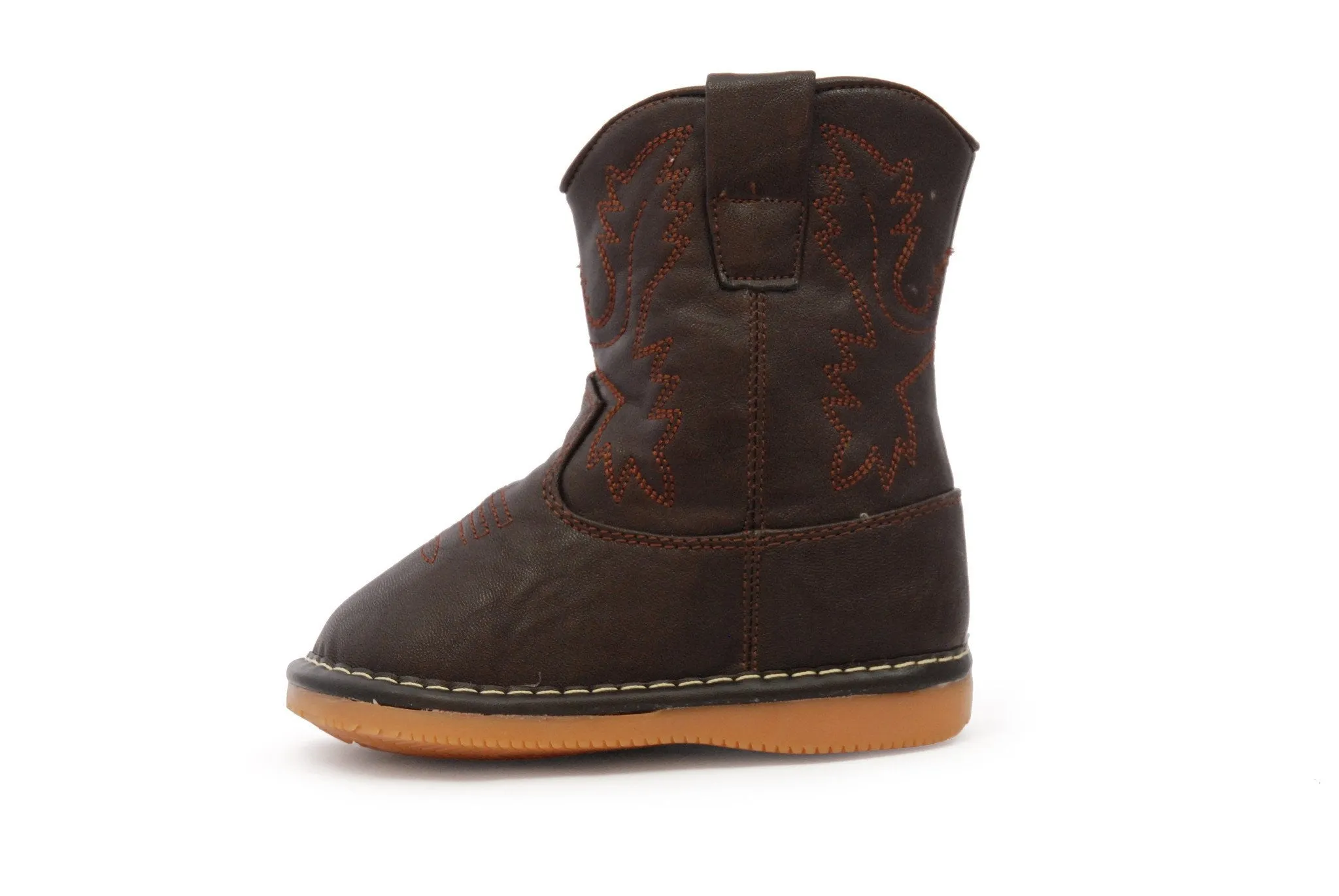 Dark Brown Leather Boots