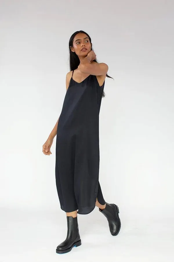 Easy Slip Dress in Black