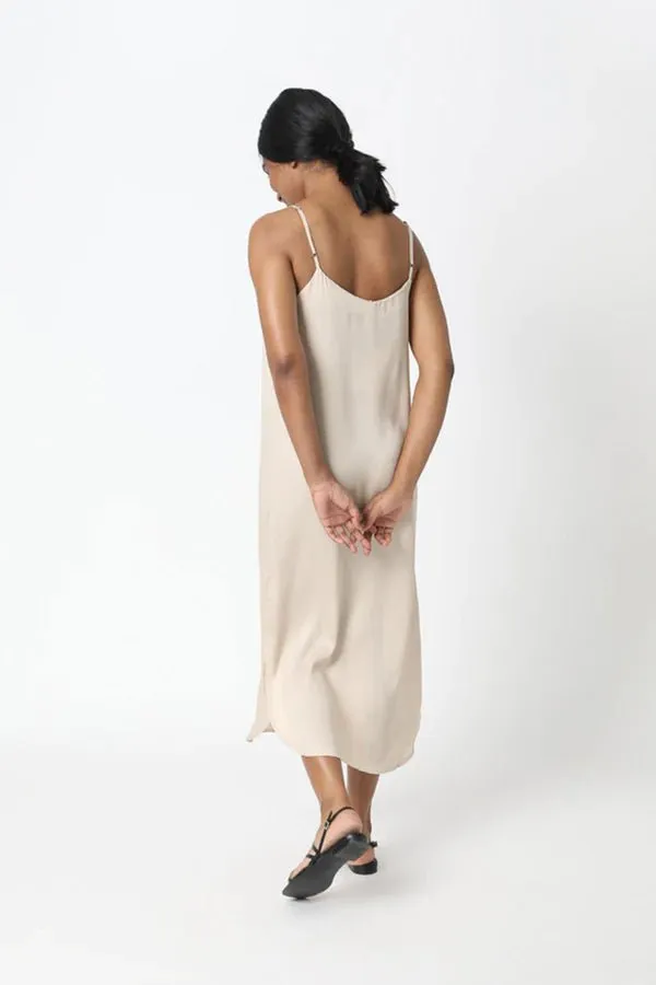 Easy Slip Dress in Champagne