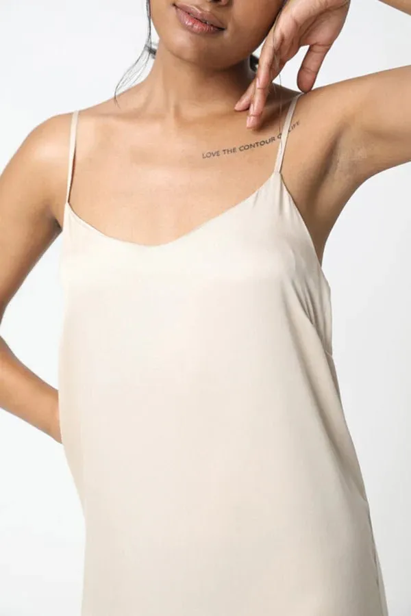 Easy Slip Dress in Champagne