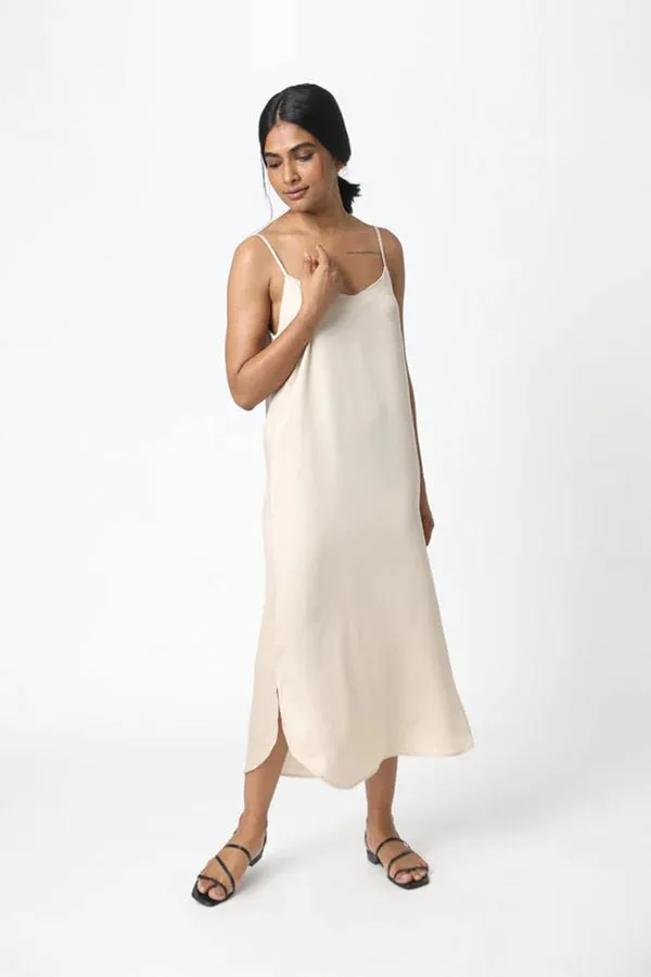 Easy Slip Dress in Champagne