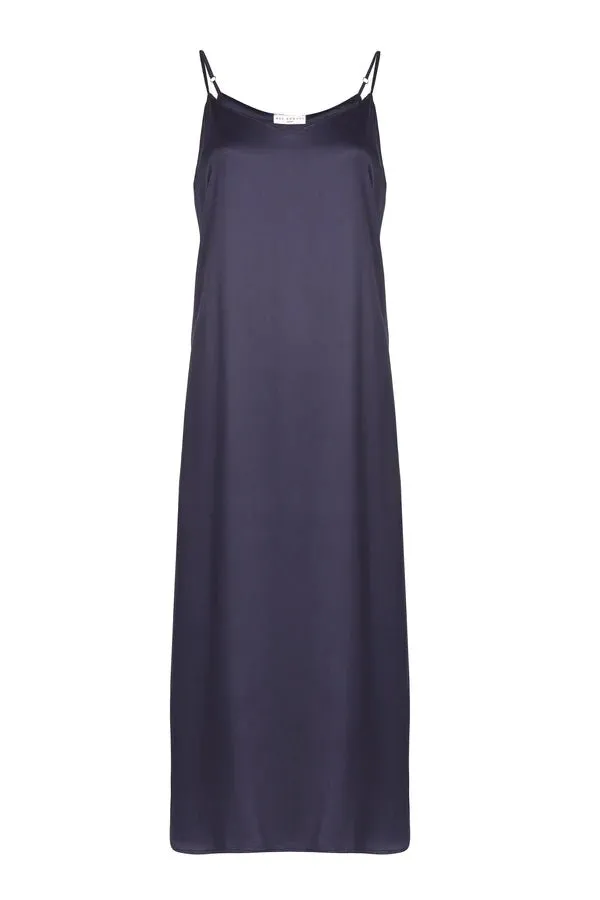 Easy Slip Dress in Charcoal