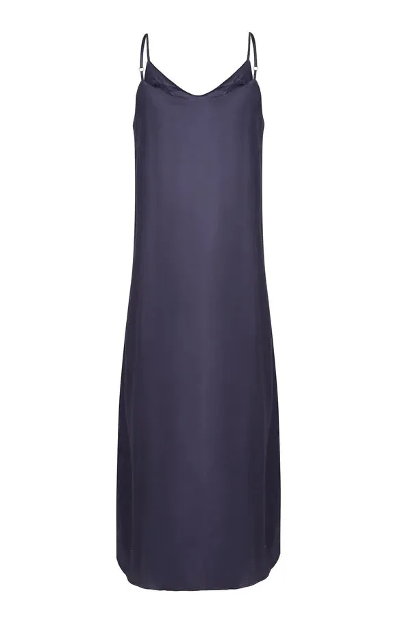 Easy Slip Dress in Charcoal