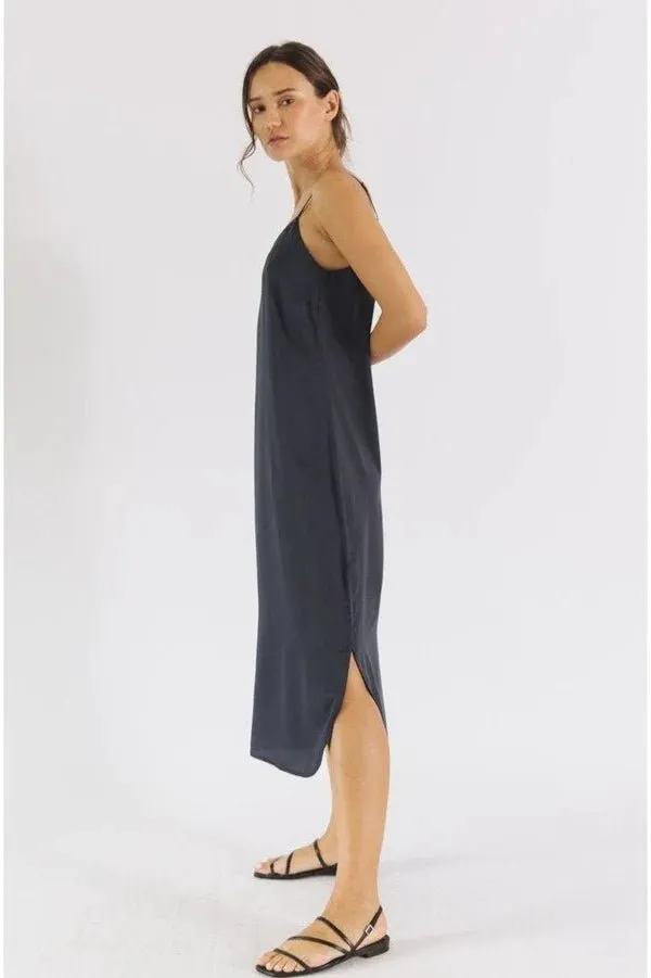 Easy Slip Dress in Midnight