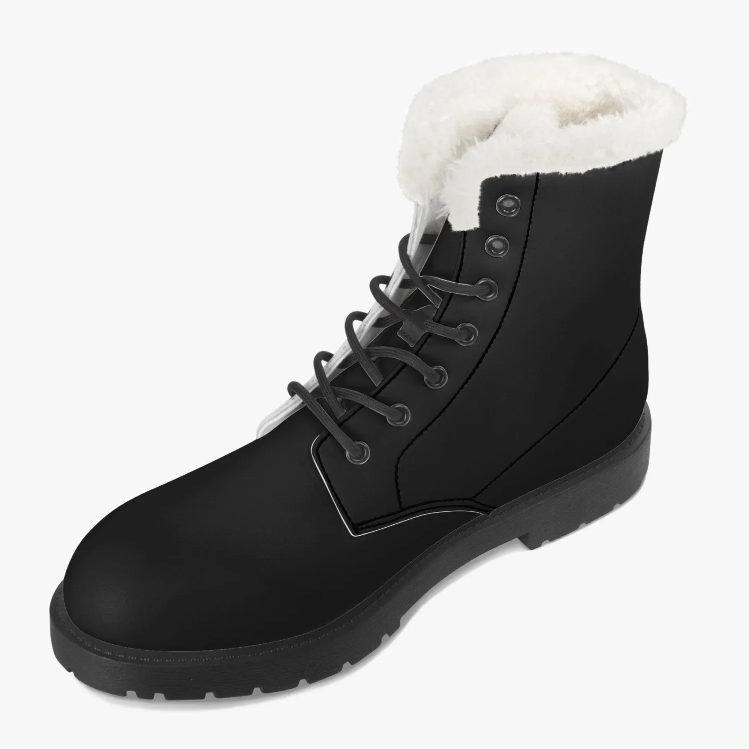Fat and Chewsie - Faux Fur Leather Boots