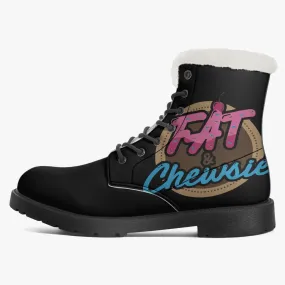Fat and Chewsie - Faux Fur Leather Boots