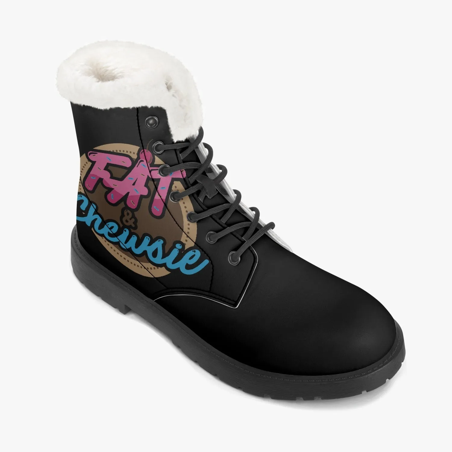Fat and Chewsie - Faux Fur Leather Boots