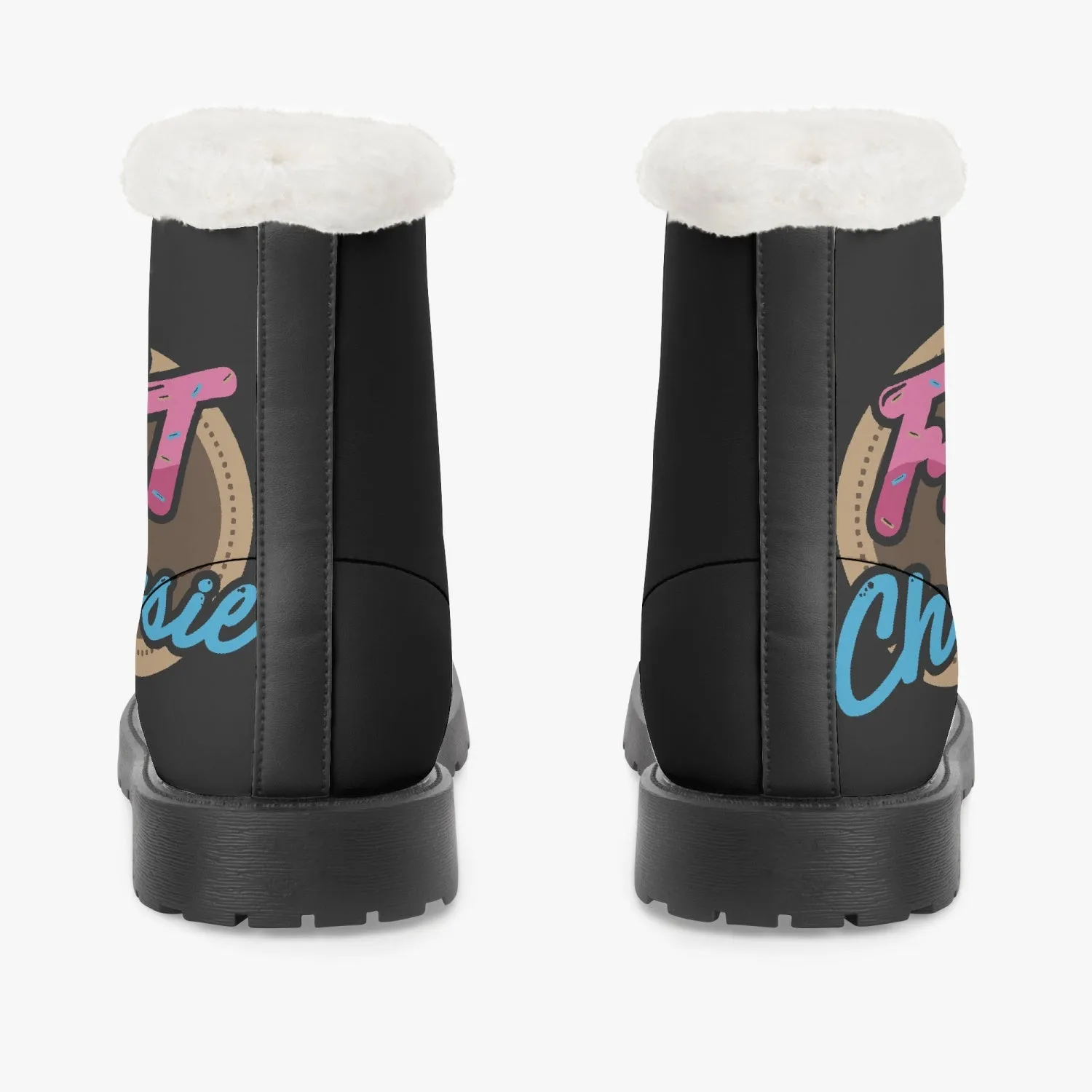 Fat and Chewsie - Faux Fur Leather Boots