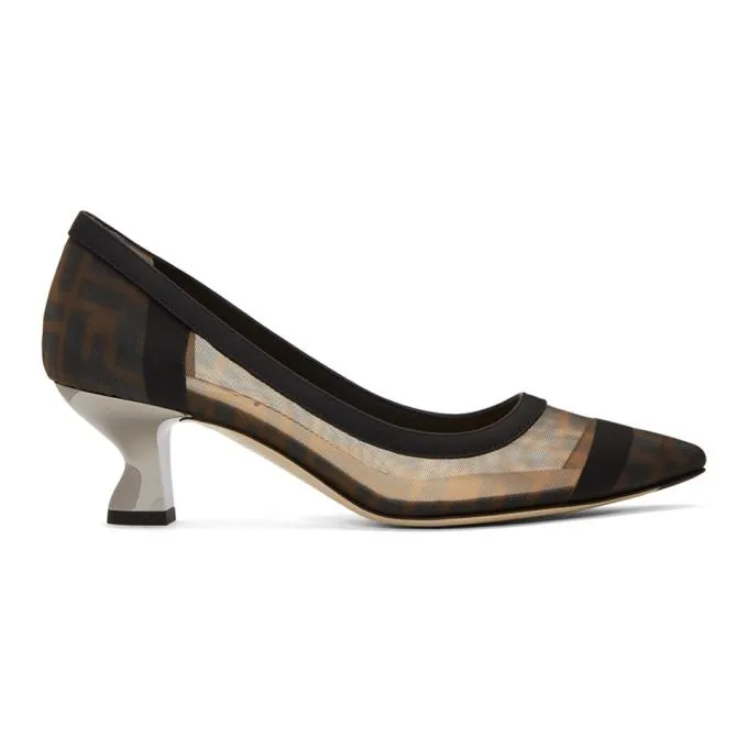 Fendi Black Forever Fendi Colibri Heels
