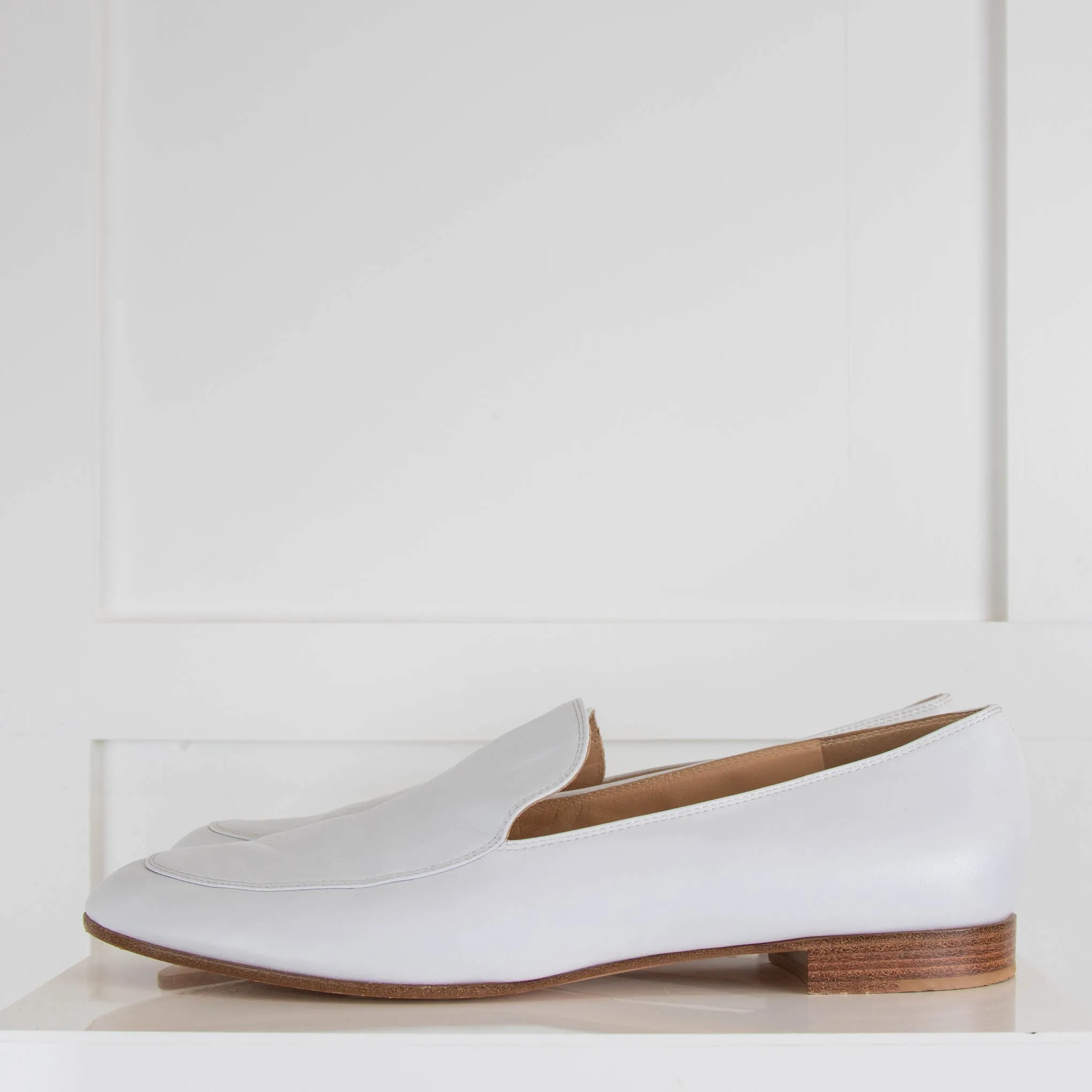 Gianvito Rossi White Loafer