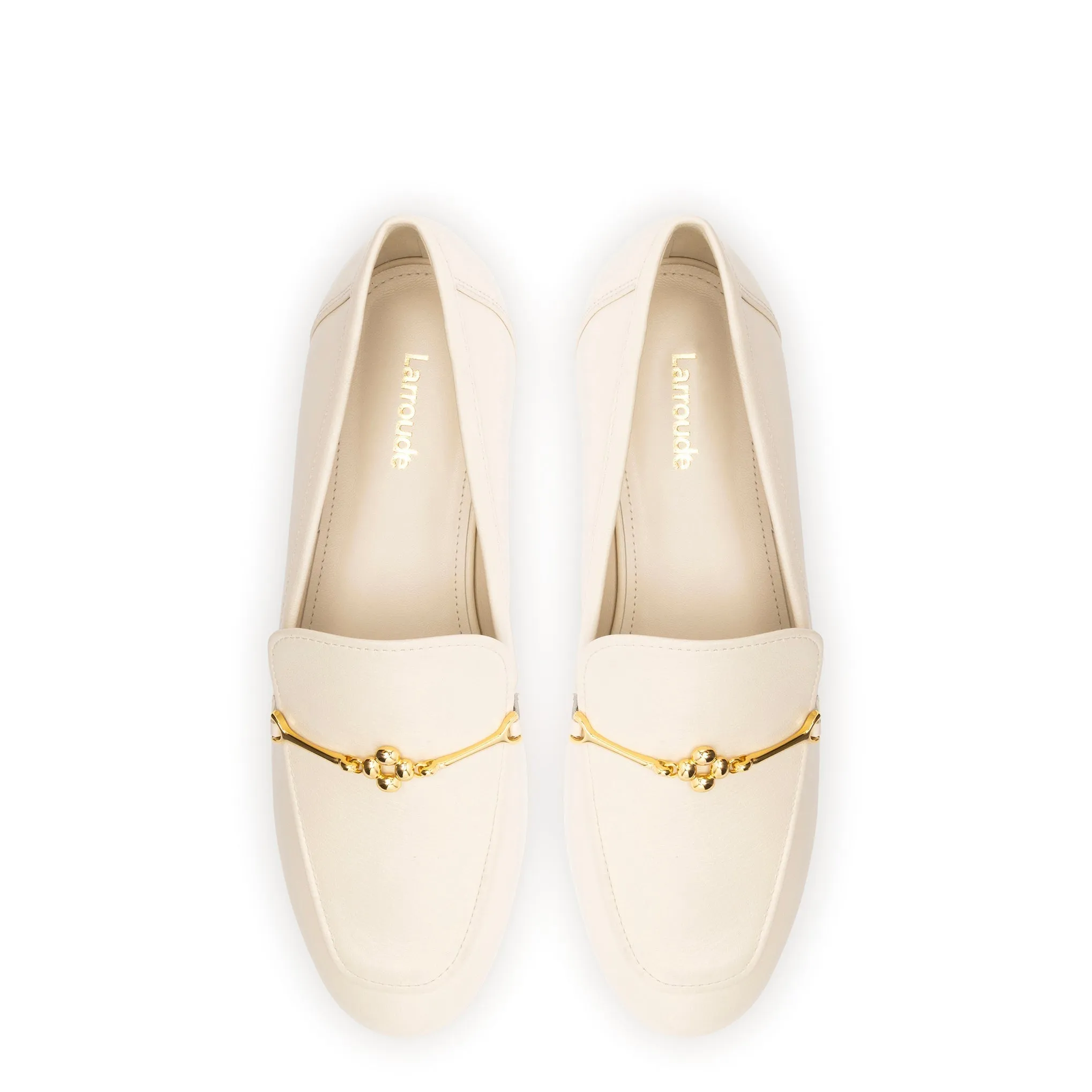 Katherine Loafer In Ivory Leather