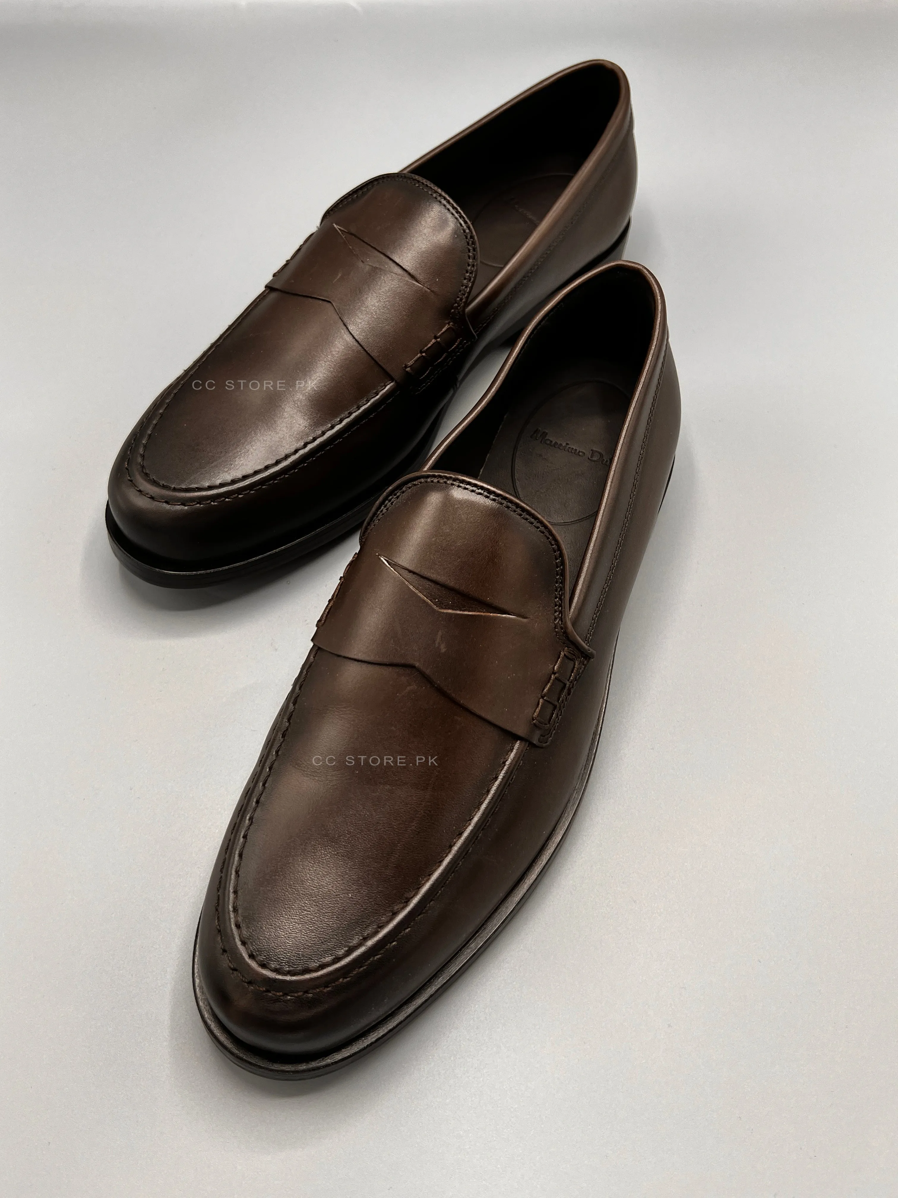 MD Penny Leather Brown Loafers