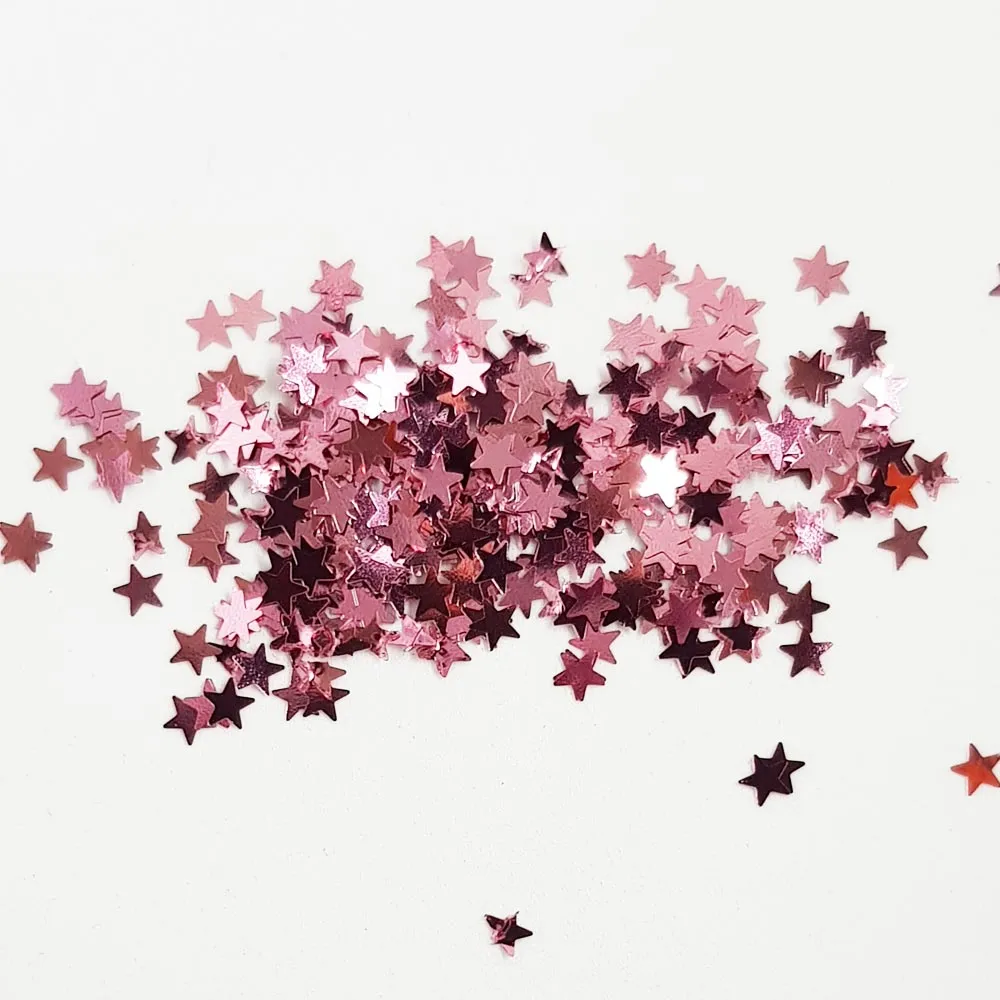 Pink Glitter Stars (Metallic Glitter Stars) - Pixie Stars