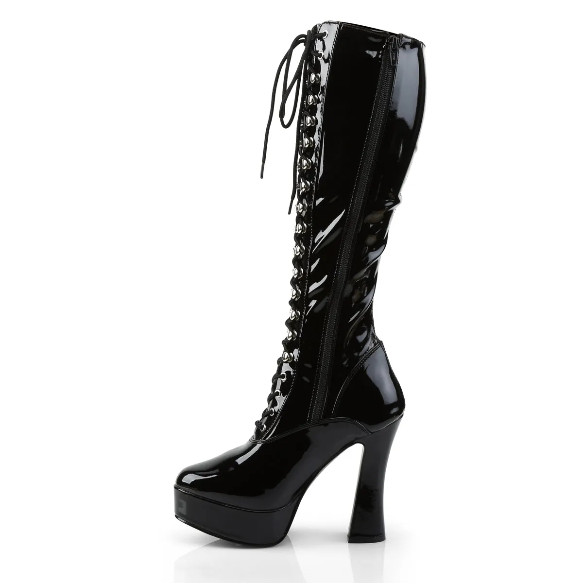 Platform Lace-up Knee Boot with 5-inch Heel ELECTRA-2023