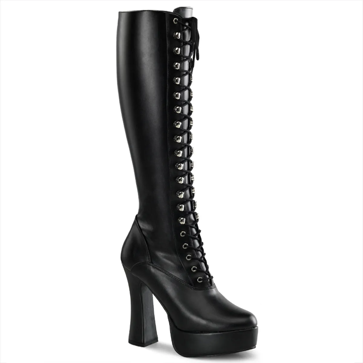 Platform Lace-up Knee Boot with 5-inch Heel ELECTRA-2023
