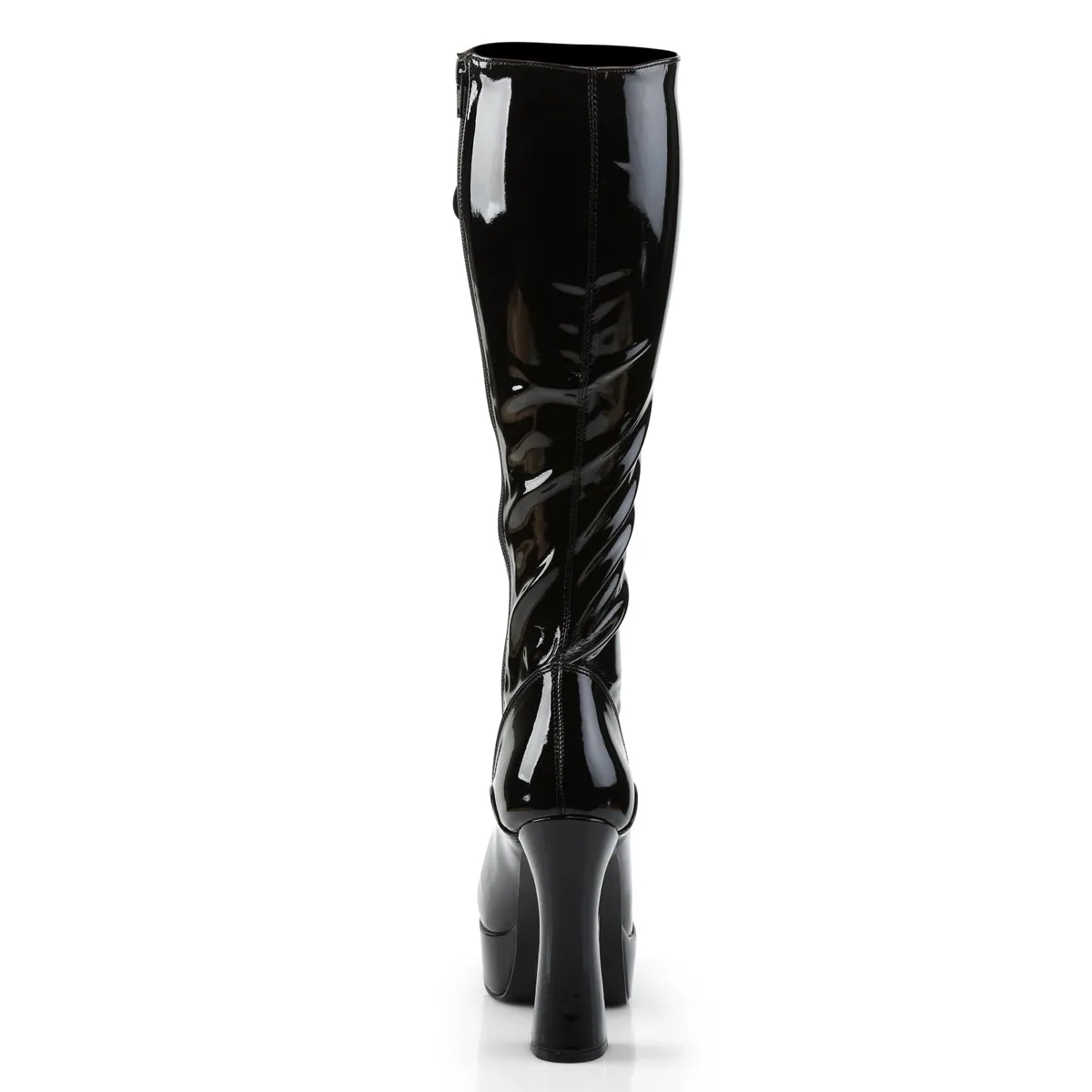 Platform Lace-up Knee Boot with 5-inch Heel ELECTRA-2023