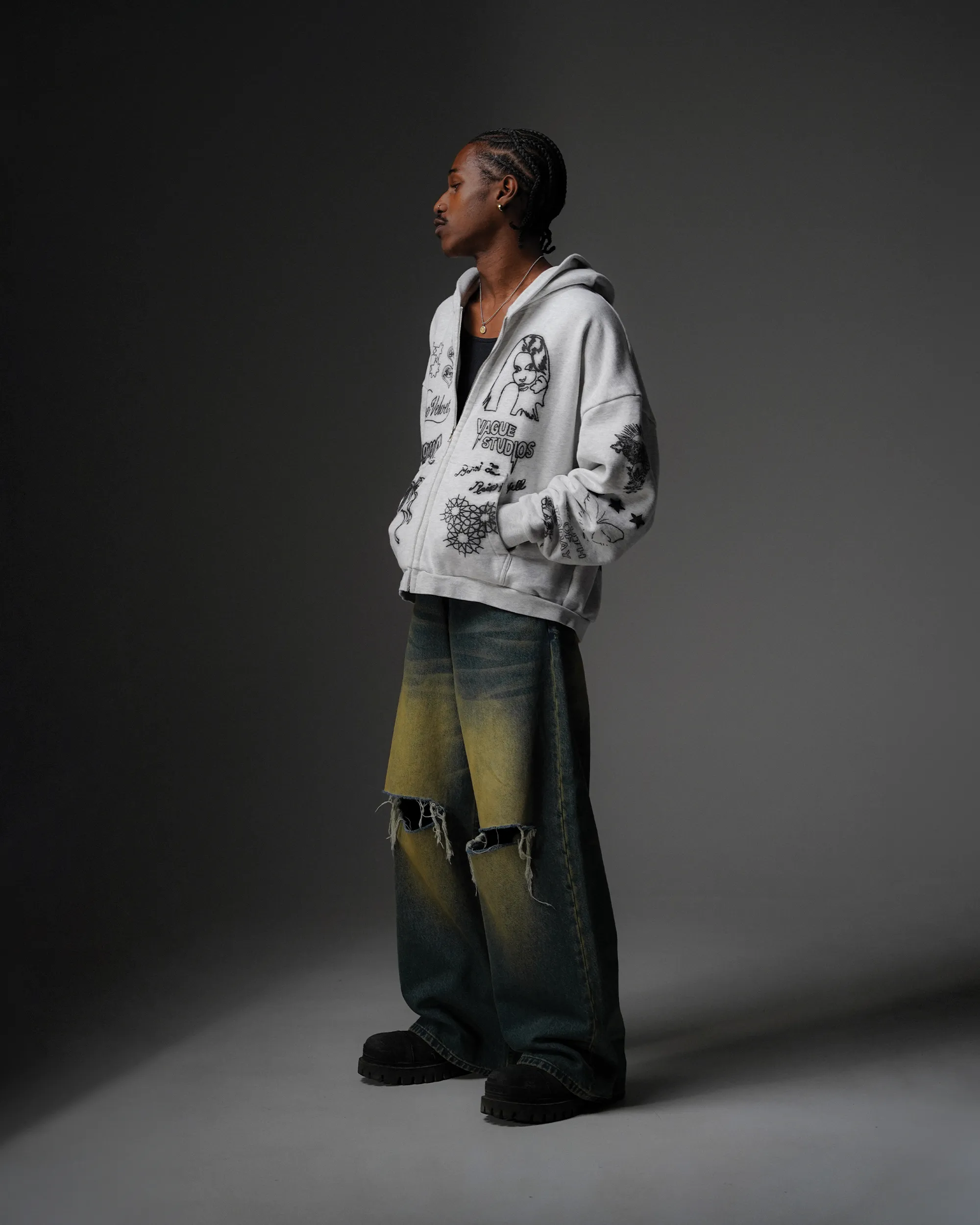 STUDIO DENIM [BRUISED]