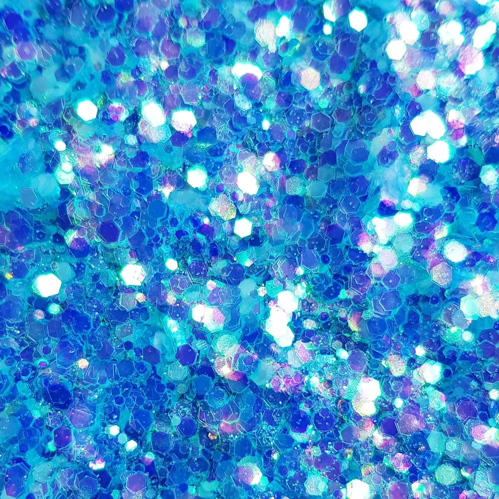 Unicorn Festival Glitter (Iridescent Chunky Glitter Mix) - Blue Unicorn
