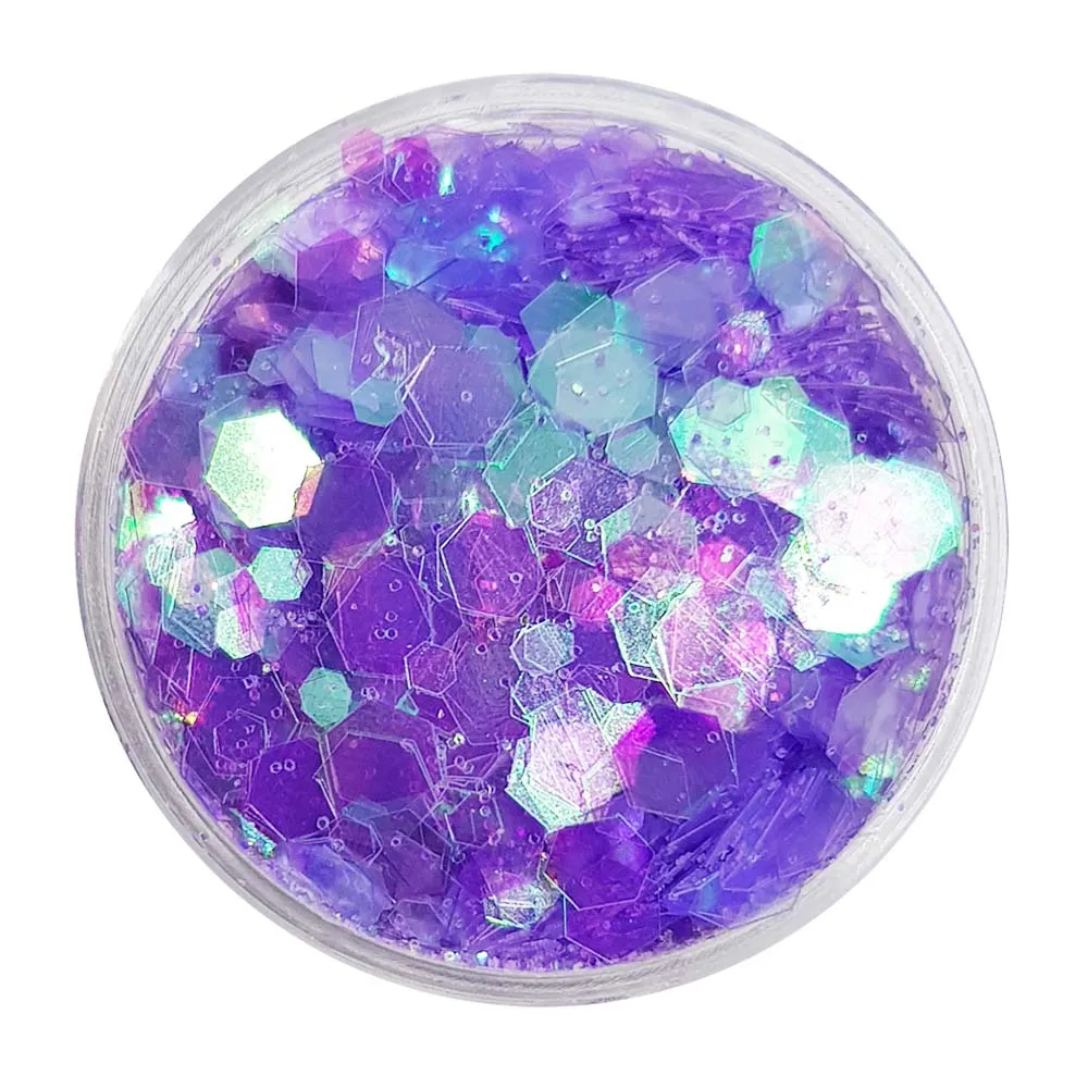 Unicorn Festival Glitter (Iridescent Chunky Glitter Mix) - Lilac Unicorn